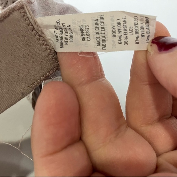 Aerie real Sunnie Demi bra underwire push up bra size 34A - Picture 4 of 7